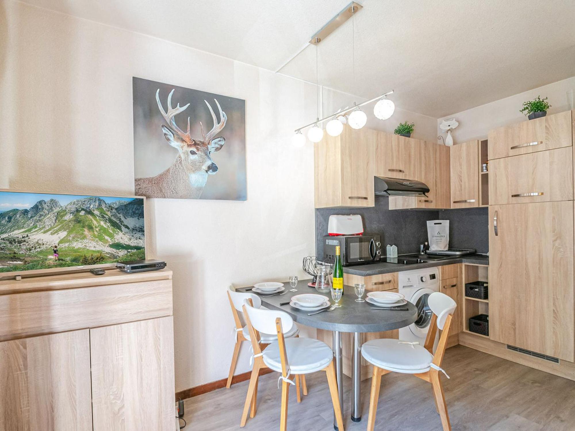 Apartment : Charmant, Balcon Vue Mont-blanc, Parking, Wifi, Animaux Acceptes - Fr-1-343-221 *