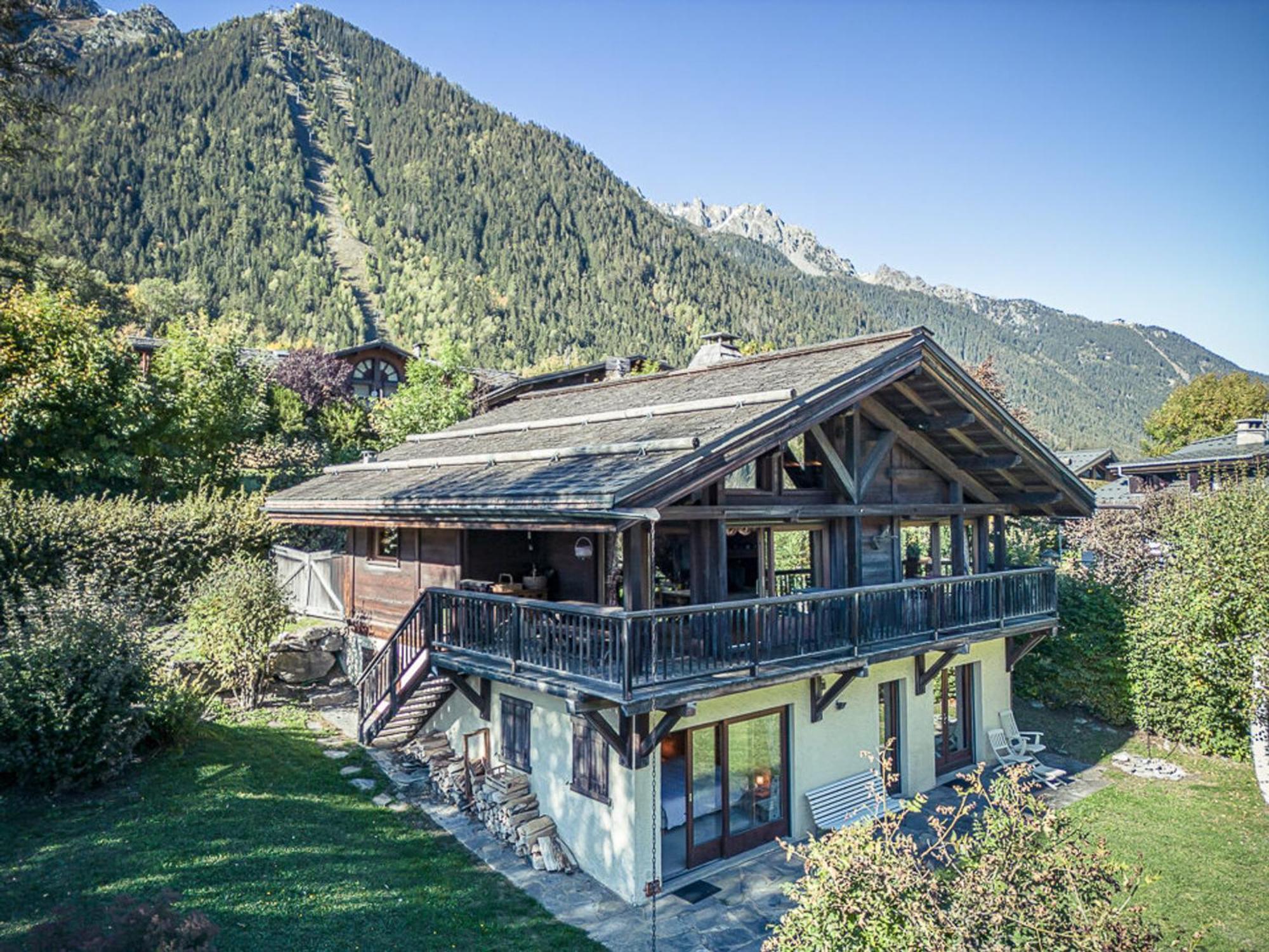 Chalet Authentique Pres De Avec Jardin Et Parking - Fr-1-343-182 Chamonix