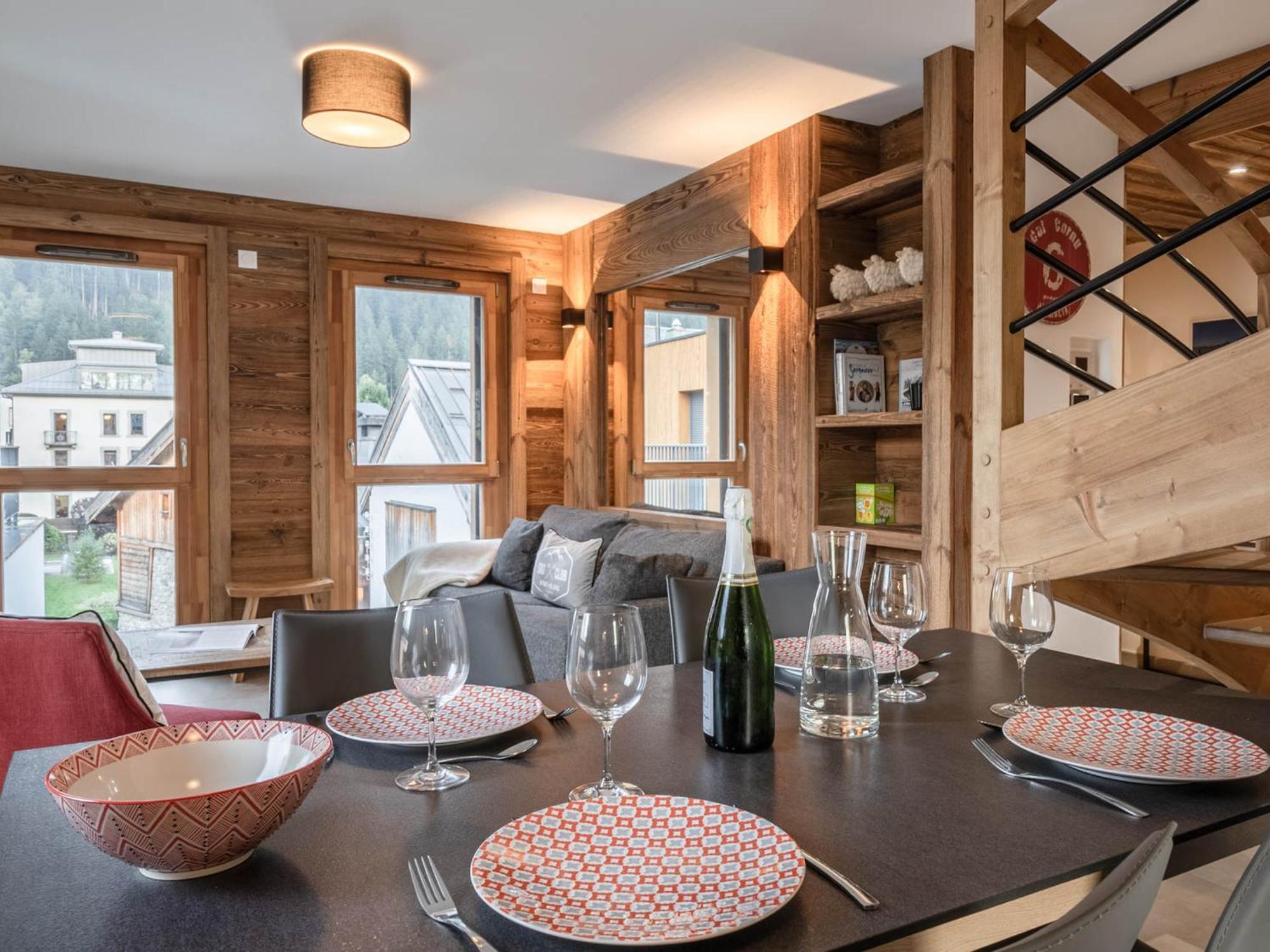 Apartment Duplex Centre Pour 6 Avec Balcon Et Garage - Fr-1-343-248 Chamonix