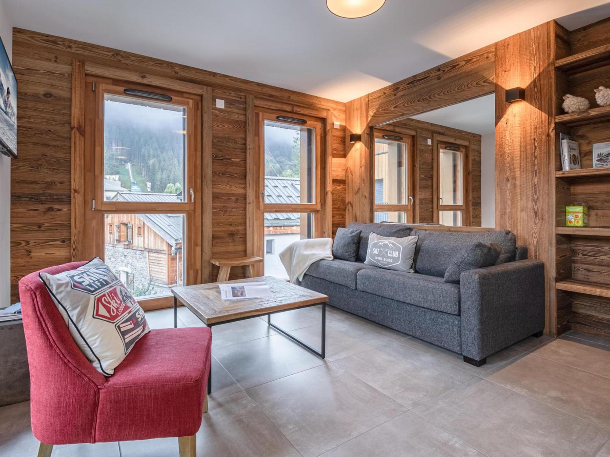 Duplex Centre Pour 6 Avec Balcon Et Garage - Fr-1-343-248 Chamonix