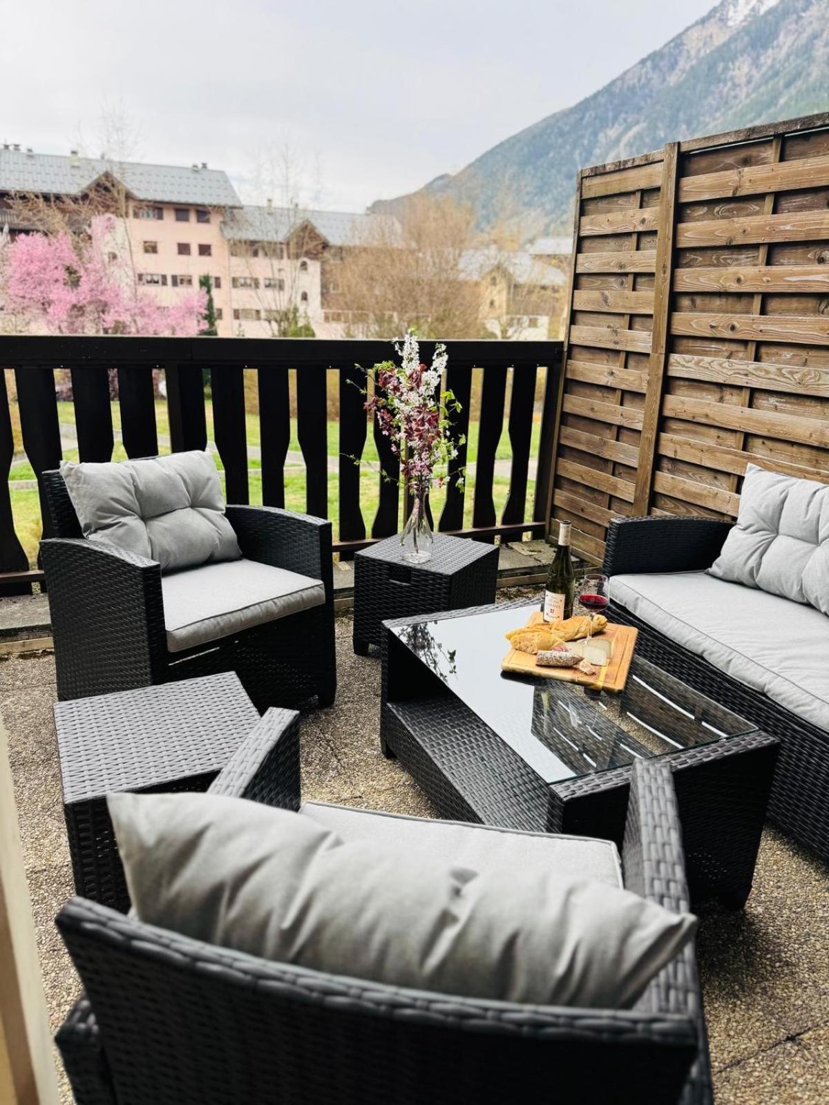 Apartment Vu Mont Blanc Parking Terrasse Chamonix