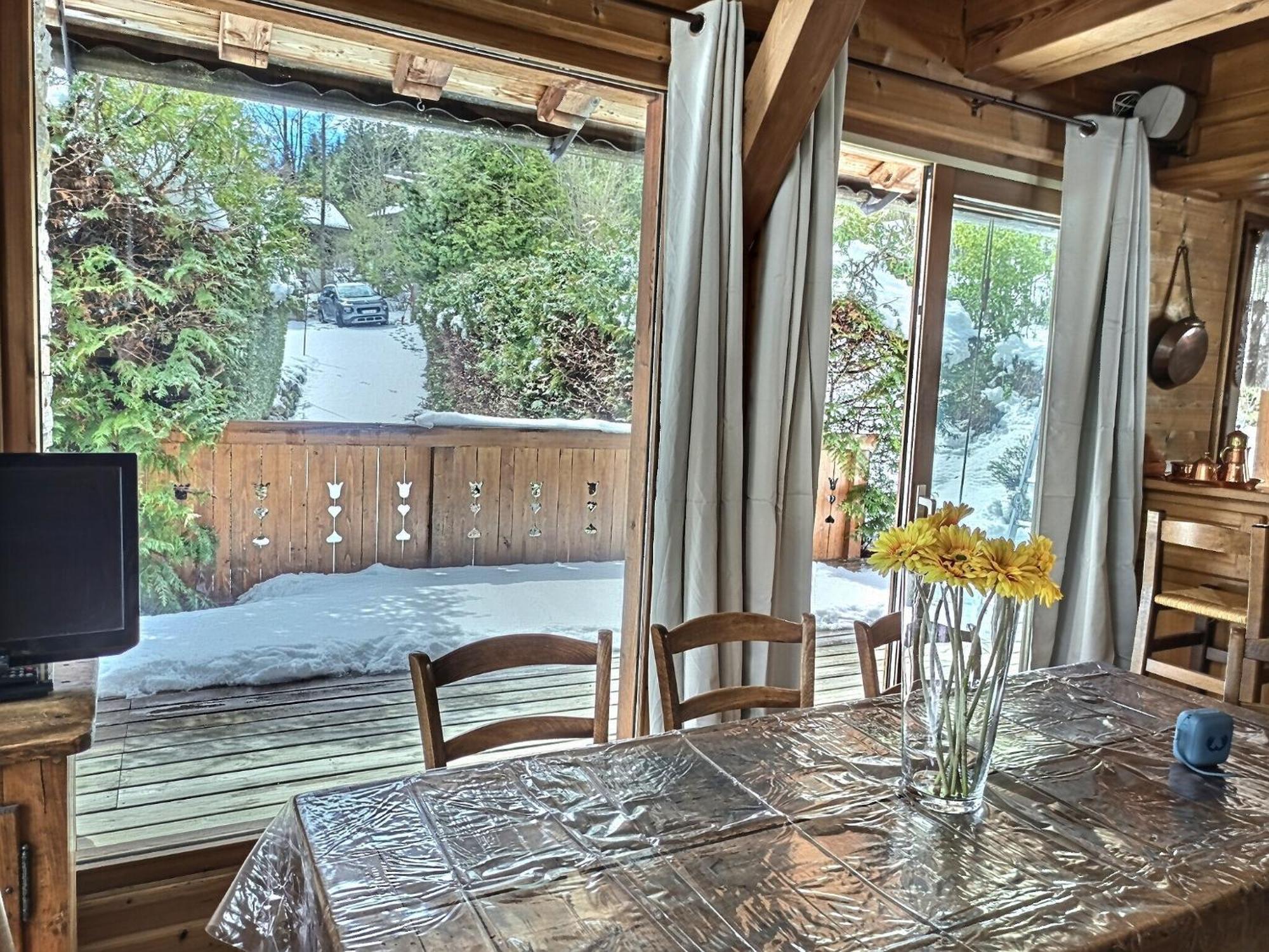Spacieux A Pour 9 - Vue Panoramique Mont-blanc, Jacuzzi, Jardin & Parking Chamonix