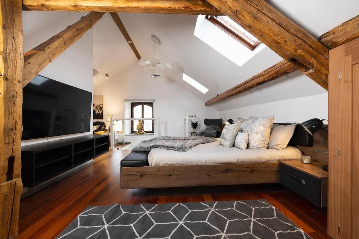 Penthouse 130m2 Centre & Quiet - Parking - Jacuzzi Apartment Chamonix