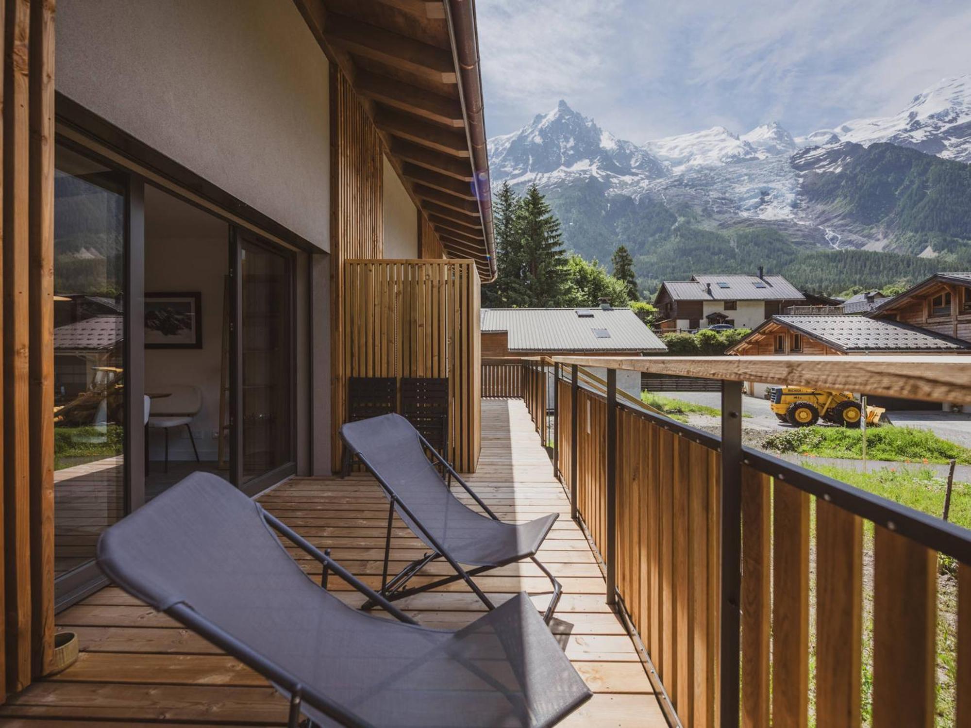 Moderne Avec Terrasse, Vue Sur Mont Blanc - Fr-1-343-265 Chamonix