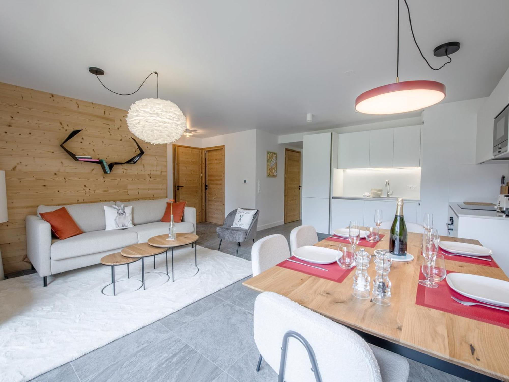 Moderne Avec Terrasse, Vue Sur Mont Blanc - Fr-1-343-265