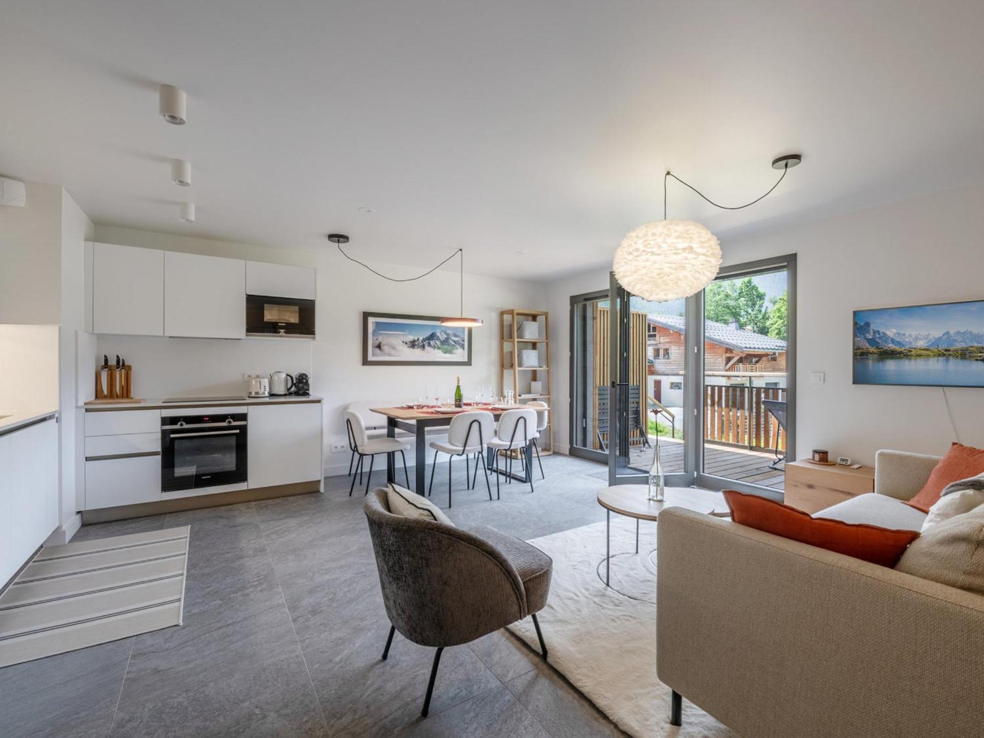 Moderne Avec Terrasse, Vue Sur Mont Blanc - Fr-1-343-265 Apartment *