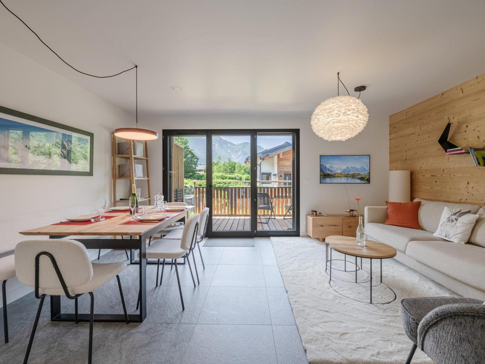 Apartment Moderne Avec Terrasse, Vue Sur Mont Blanc - Fr-1-343-265