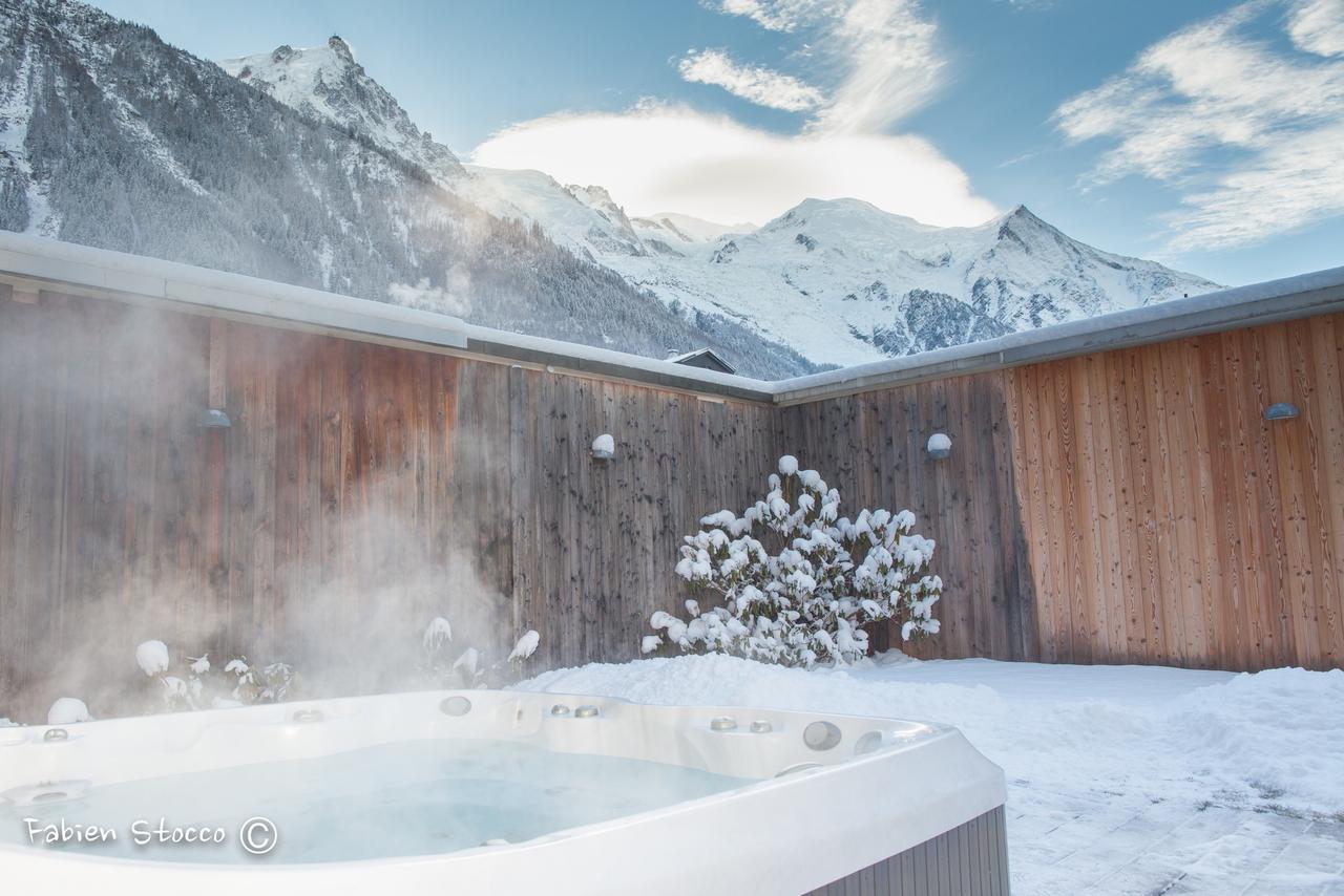 Apartment Au Bon Coin - Luxury Hidden Haven, Mont Blanc View, Hot Tub And Garden *