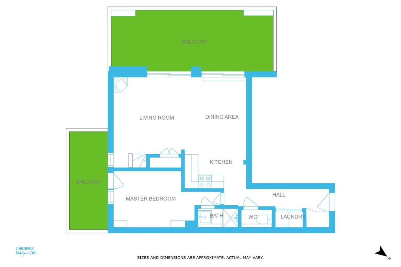 Parc Du Mont Blanc 12 Appt - Year Apartment Chamonix