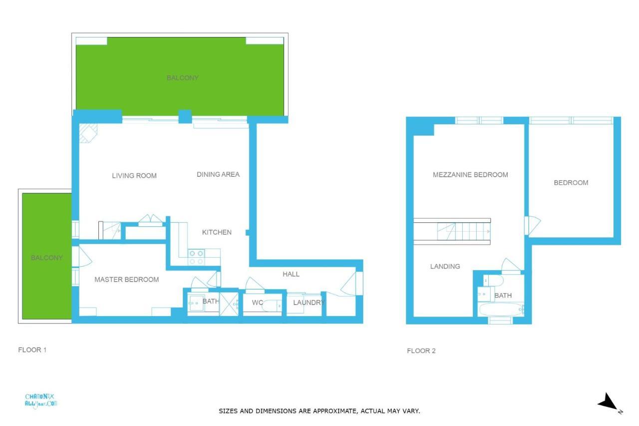 Parc Du Mont Blanc 12 Appt - Year Apartment