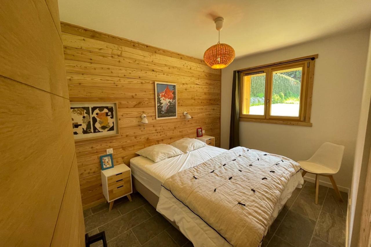 Chalet Mitoyen Pour 8 Avec Balcon Et Jardin