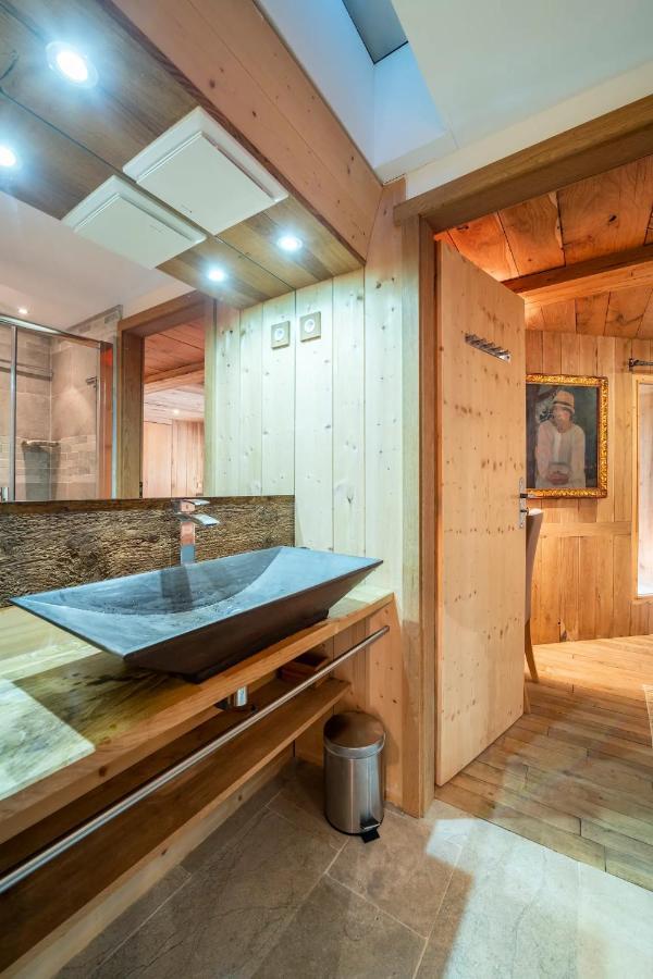 Ananda Avec Sauna, Baignoire Balneo Et Terrasse Appartement Chamonix