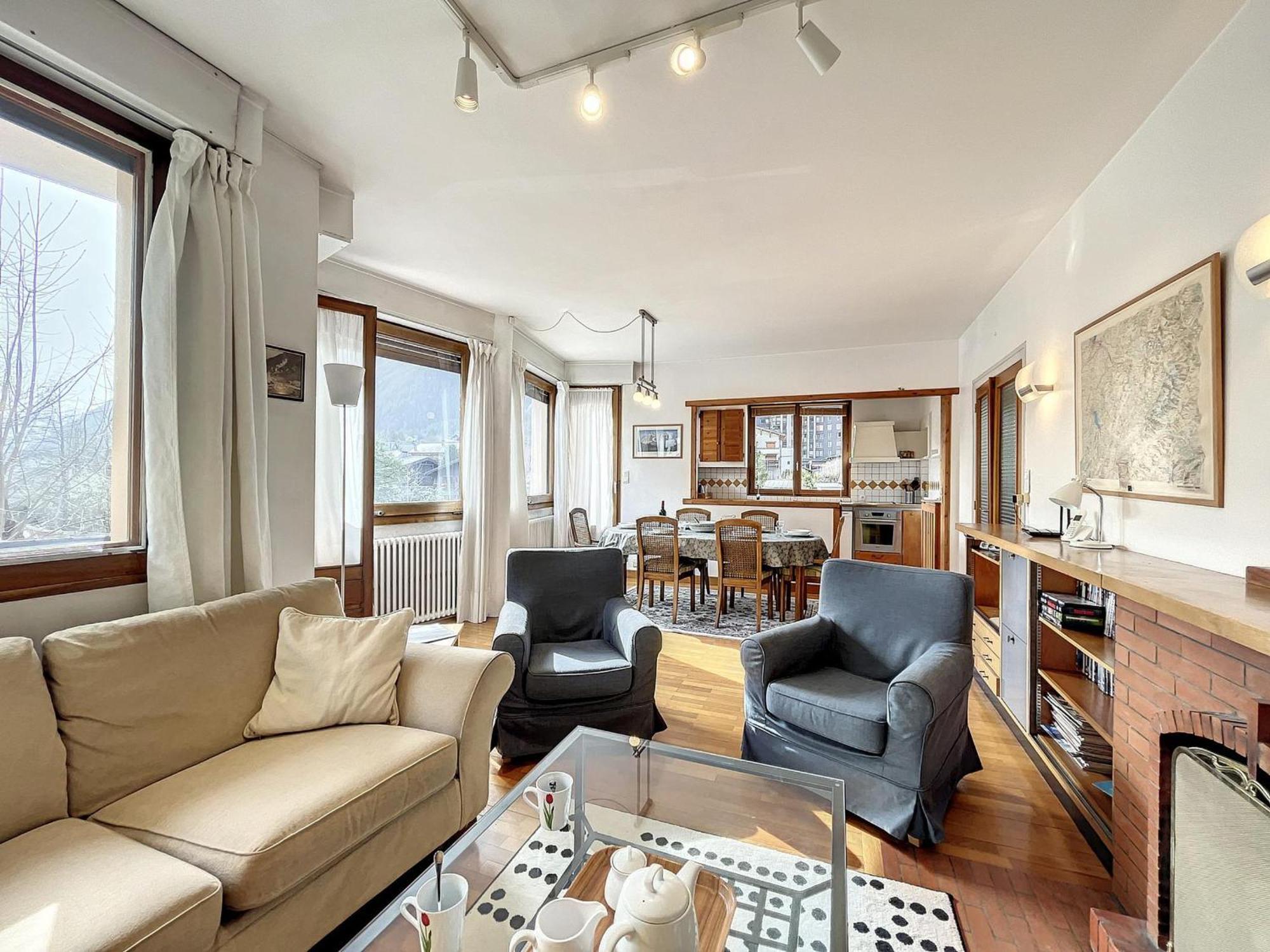 Lumineux T4 Avec Wi-fi, Chamonix-mont-blanc, 6 Pers. - Fr-1-507-40 Apartment *