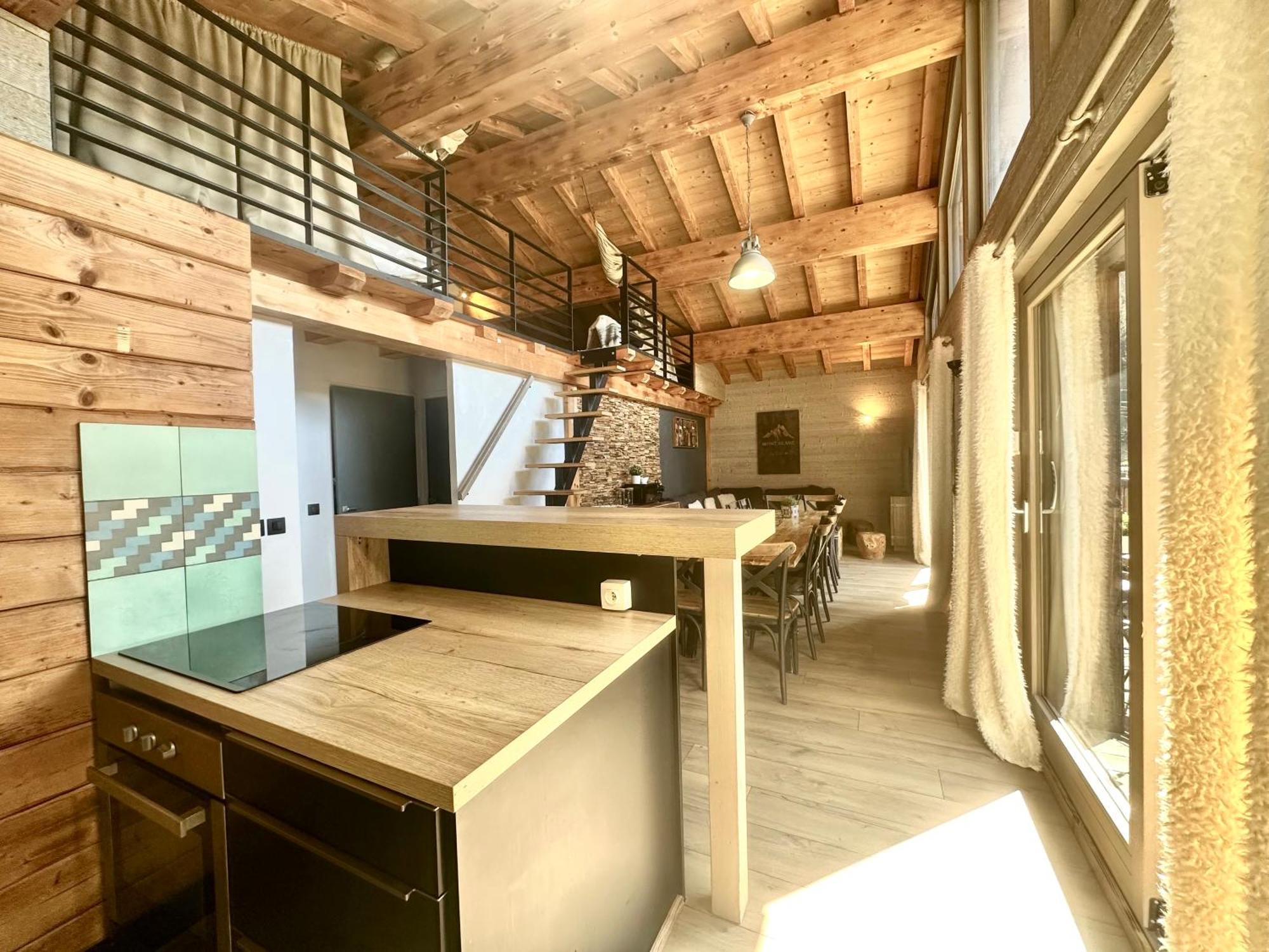 Le Petit Nicolas, Jacuzzi, Vue Mont Blanc Chamonix