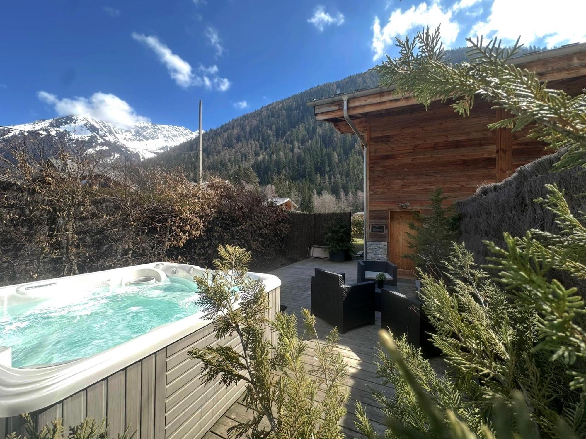 Le Petit Nicolas, Jacuzzi, Vue Mont Blanc Chalet